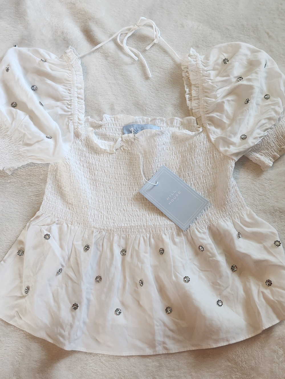 NWT Hill House Jewel Jammie Top Size S